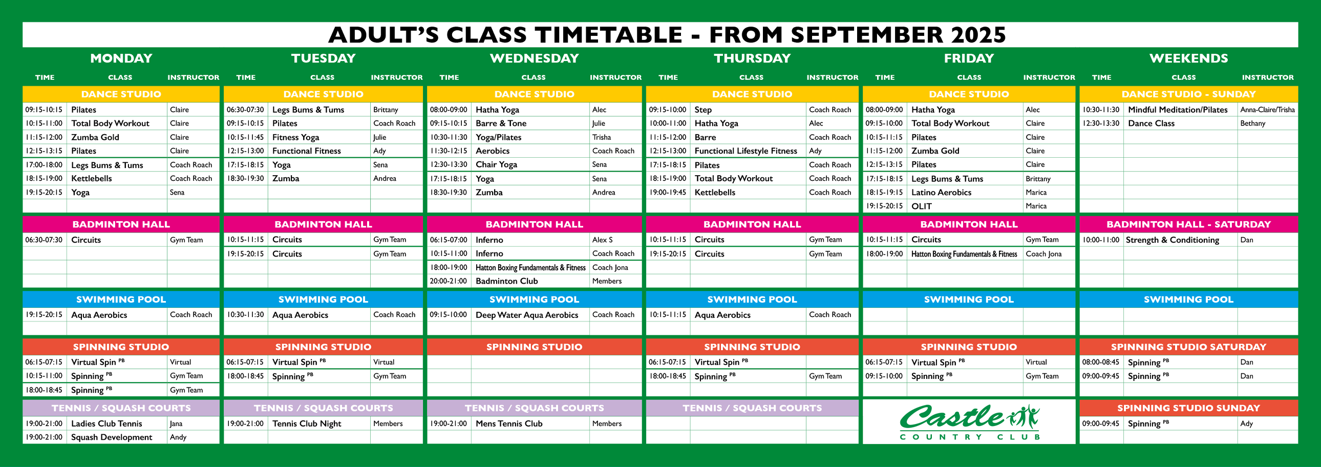 CCC Timetable Adults Nov 2025